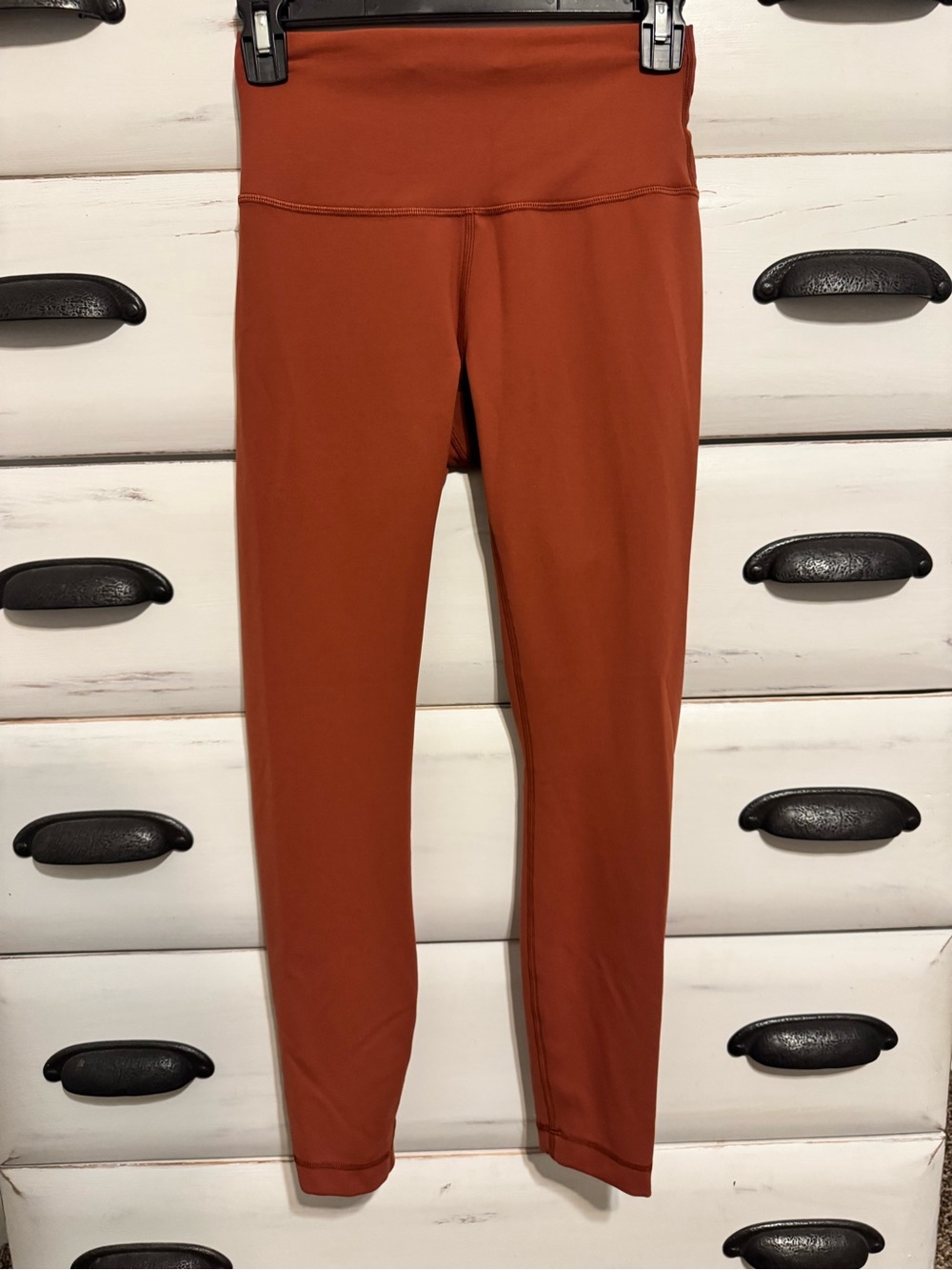 Lululemon Wundertrain High-Waist Tight- dark terracotta- size 6